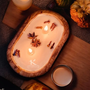 Cuenco de masa de madera para hacer velas, mesa de cena larga, artículo decorativo, compra al por mayor, cuenco de masa de Cactus - Product Image 5