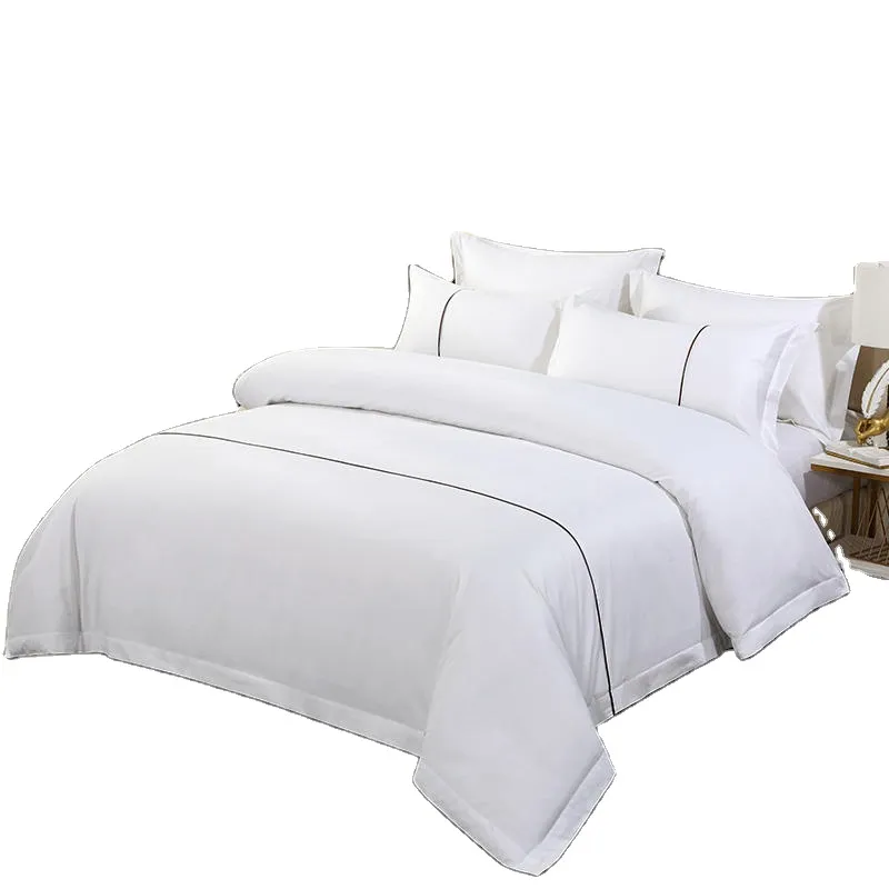 Set tempat tidur kualitas tinggi, selimut penutup pola tanaman, koleksi tempat tidur untuk hotel hostel