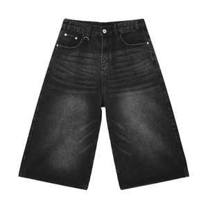 Meilleures ventes 100% neuf Short en denim décontracté pour homme en polyester/coton, design personnalisé, fermeture éclair, uni - Product Image 6