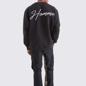 Plain Oversized French Terry Cotton 3D Puff Printing Pullover Hoodies Men Full Zip Us Breathable Hoodies and Sweatshirts for <b>Boy</b> - Product Image 3