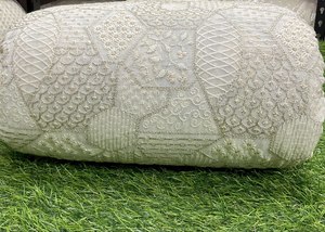 Pure Viscose Georgette Embroidered <b>Fabric</b> for Boys Girls Woven Sherwani Kurta Dresses Plain Embroidered Breathable Memory - Product Image 2