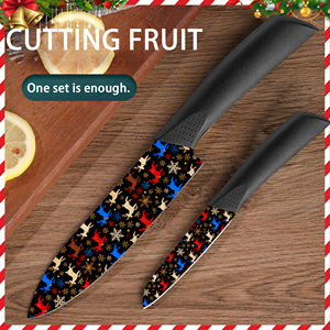 Cuchillo de Chef de Alta Calidad con Hoja de Cerámica con Estampado de Flores y Mango de Plástico para Cocina Diaria, Suministro de Fábrica, Alta Calidad - Product Image 6