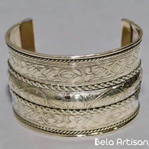Bracelet en laiton vintage fait à la main et boucles d'oreilles lustre papillon ensemble bijoux artisanaux pour les fêtes acheteurs en gros bienvenue! - Product Image 3
