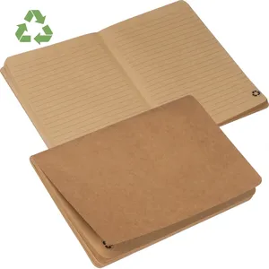 Quaderno A5 Benedict in Carta Kraft Riciclata, Gadget Promozionale Ecologico - Product Image 1