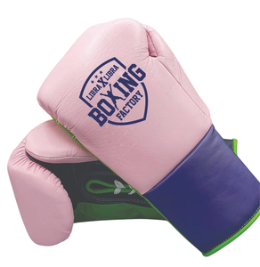 Guantes de MMA con logotipo personalizado profesional 8oz 10oz 12oz 14oz 16oz Bolsa de entrenamiento de cuero y guantes de combate Oem Kick Boxing Laces - Product Image 4