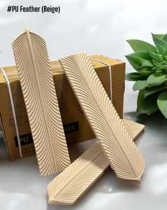 Le choix esthétique de luxe : panneau mural en plumes 3D personnalisé |   Panneau de relief texturé de luxe pour les intérieurs modernes et glamour - Product Image 4