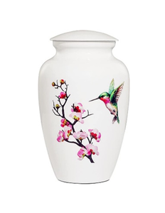 Urna de latón de estilo antiguo hecha a mano, diseño Art Deco para cenizas, almacenamiento conmemorativo, Material cerámico hecho a mano en la India - Product Image 1