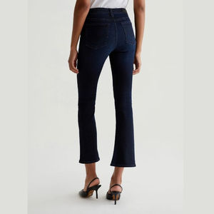 Fashionable Women's Skinny <b>Jeans</b> High <b>Waisted</b> Slim Fit Denim Pants Loose Bottom <b>Elastic</b> Logo Winter Streetwear Wholesale - Product Image 4