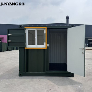 Contenedores de oficina de 10 pies, 9 pies y 8 pies, contenedor de envío con ventana y puerta, contenedor seco estándar para transporte marítimo. - Product Image 4