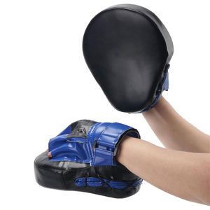 นวมฝึกต่อยมวยหนังวัวแท้ yblack Winning Focus mitts นวมฝึกชกมวยนุ่มทำจากหนังวัวแท้ดีไซน์ใหม่ - Product Image 6