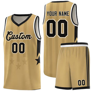 Ensemble de basketball personnalisé en gros, maillot et short, uniforme d'équipe créatif, design unique, séchage rapide, respirant, vêtements de sport personnalisés OEM - Product Image 2