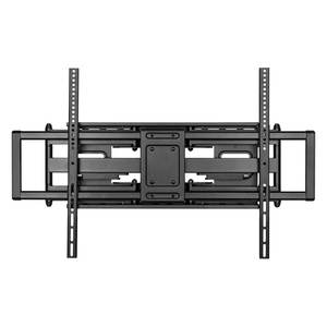 Support mural TV/moniteur robuste ICA PLB 189B noir à mouvement complet VESA 900 x 600 pour murs jusqu'à 120 kg (Crochets et rails) - Product Image 4