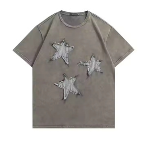 T-shirt personnalisé 100% coton surdimensionné pour hommes 250gsm grande taille poids lourd séchage rapide 3D conception d'épaule tombante pour Streetwear Fitness - Product Image 3