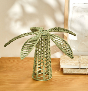 Décoration de palmier en herbe de mer écologique à succès, arbre de coco tissé à la main avec des fibres naturelles, décoration tropicale pour la maison et les vacances - Product Image 4