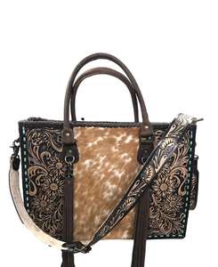 Sac fourre-tout pour femme en cuir véritable, fait main, style bohème vintage, design antique, bandoulière unique, taille personnalisable, haute qualité - Product Image 3