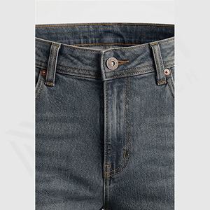 Jeans pour hommes en stock, style urbain populaire, cinq poches, denim décontracté, pantalon grande taille, vente en gros, couleur personnalisée, design personnalisé, pantalon - Product Image 4
