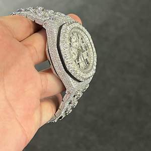 Wholesale Luxury Moissanite <b>Watches</b> | VVS Iced Out <b>Skeleton</b> Presidential Diamond Tester - Product Image 5