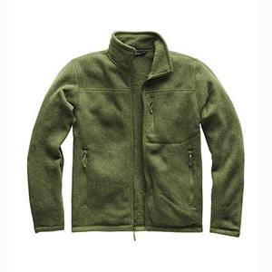 Veste polaire de haute qualité pour hommes avec col montant Logo personnalisé Automne Hiver Full-Zip Crew Neck Solid Design - Product Image 1