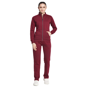 Femmes hiver solide Fitness survêtement ensemble respirant chaud à manches longues décontracté haut court à capuche pantalons de survêtement vêtements de sport OEM entretenu - Product Image 4