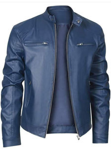 Chaqueta con Capucha de Cuero Genuino de Nuevo Diseño para Hombre, Ropa de Calle Moderna, Ecológica, Transpirable, Suave y Cómoda para Invierno - Product Image 3
