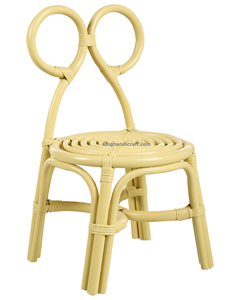 Chaise moderne en rotin naturel pour enfants, sièges en osier écologiques fabriqués à la main pour les fêtes d'anniversaire, les mariages et le salon des bébés - Product Image 4