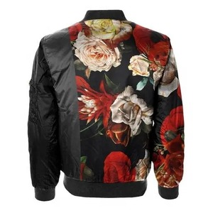 Venta al por mayor de calidad superior de la calle de tendencia de desgaste cálido chaqueta de bombardero para los hombres de cuello redondo de manga Regular rompevientos abrigo de invierno sostenible - Product Image 3