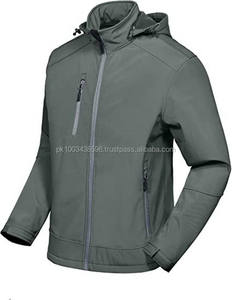 Veste Softshell de qualité export avec capuche, veste imperméable, vestes doublées, randonnée en plein air - Product Image 2