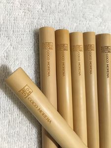 ชุดหลอดดูดน้ำทำจากไม้ไผ่ธรรมชาติแบบนำกลับมาใช้ใหม่โลโก้ตามสั่งจาก Eco2go เวียดนาม - Product Image 5