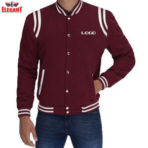 เสื้อแจ็กเก็ตเบสบอล,ออกแบบโลโก้ปักตามสั่งสำหรับผู้ชายใส่ไปวิทยาลัย - Product Image 4