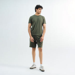 <b>Men's</b> Summer Casual <b>Short</b> Sleeve T-Shirt <b>Shorts</b> Set Jogging Suits With Screen Print Comfortable <b>Tracksuit</b> Set - Product Image 1