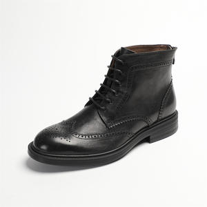 Botines Clásicos de Gamuza con Suela Antideslizante y Plantilla Acolchada para Oficina y Reuniones de Negocios - Product Image 5