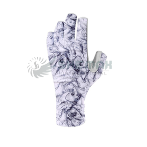 Gants de pêche robustes avec coque résistante aux intempéries et ajustement flexible et poignée de paume durable idéale pour les environnements en eau douce et en mer - Product Image 1