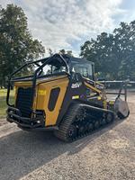Spedizione Gratuita ASV RT135 132HP Turbo Diesel Minipala Compatta con Trituratore Forestale Idraulica ad Alto Flusso 50 GPM Macchina Forestale