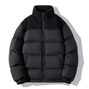 Custom <b>Men's</b> Winter Puffer <b>Jacket</b> Stand Collar <b>Long</b> Sleeve Custom Breathable Outdoor <b>Jackets</b> Manufacturer - Product Image 1