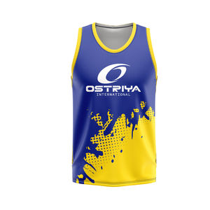 Camiseta de Fútbol Profesional 7v7 Unisex, Logotipo Personalizado Impreso en la Parte Delantera, 100% Poliéster, Secado Rápido, Transpirable, Cuello Redondo sin Mangas - Product Image 2