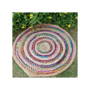 Meilleur Design Ensemble de Tapis Brodés en Jute Biologique Fait à la Main Tapis de Grande Surface Chambre à Coucher pour Enfants Look Classique Économique Payful - Product Image 3