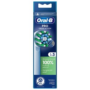 แปรงสีฟันแบบเปลี่ยนหัว CROSS ACTION <span class=keywords><strong>Pro</strong></span> สีขาว (3 ชิ้น) - Product Image 2