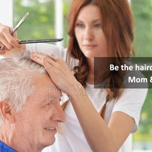 Ciseaux de barbier professionnels, ciseaux à cheveux en acier inoxydable, tranchants, durables, écologiques, légers - Product Image 6