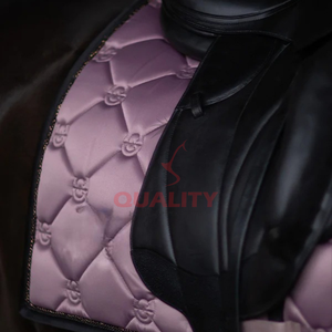 Forro suave de malla acolchado duradero almohadilla de sillín inglesa Premium tela transpirable comodidad ergonómica adecuada para entrenar saltos - Product Image 5