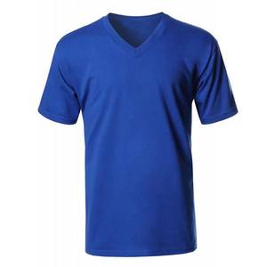 Camiseta Holgada de Algodón 100% Hecha a Medida para Hombre, Camiseta Hip Hop Extra Grande de Alta Calidad, MOQ Bajo, Camisetas con Cuello en V para Hombre - Product Image 3