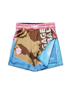 Shorts de combat athlétiques en tissu extensible durable, légers et respirants, pour l'entraînement et la pratique sportive, pour hommes, usage quotidien. - Product Image 6