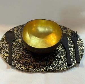 Dish and Plate Lacquer <b>Placemat</b>, customized UV printing Sea Ideal Wholesale Vietnam Handicraft Wholesale - Product Image 4