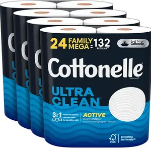 2023/2024 nuevo para papel higiénico Ultra Paper Material de pulpa de madera virgen rollo estándar del Reino Unido - Product Image 5