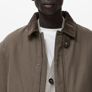 Chaqueta de Hombre con Logotipo Personalizado para Invierno, Cierre Completo con Cremallera, Cuello Alto, Mangas Completas, para Compradores Mayoristas/Servicio OEM 2026 - Product Image 3