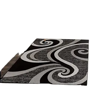 저렴한 비용으로 타 피스 북유럽 기하학적 깔개 사용자 정의 모양 Handtufted 홈 카펫 현대 사각형 실내 장식 양모/실크 매일