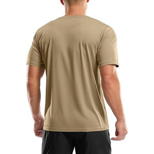 Nueva ropa informal antiarrugas de manga corta de algodón 100% para hombre, camisetas de Color personalizado al por mayor subidas por Dress Sports - Product Image 2