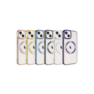 Coque en silicone compatible MagSafe pour recharge sans fil Netzy Safa Setro Series pour iPhone 14 11Pro XR - Couleur Lila - Product Image 2