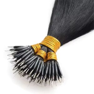 Extensiones de Cabello con Punta Nano, Cabello Remy Indio, Trama Única, 100 Gramos, Hecho en India - Product Image 1
