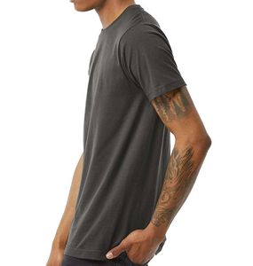 T-shirt pour homme personnalisé en gros, impression par transfert par sublimation, logo numérique, 100% coton, manches courtes, coupe classique, 220g, grande taille - Product Image 4