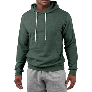 Sweat à capuche décontracté pour homme, personnalisé, simple, uni, 100% polyester, polaire, léger, respirant, séchage rapide, antibactérien - Product Image 5